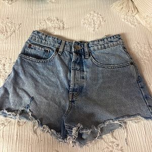 Women’s Zara High Rise Jean Shorts